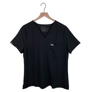 Figs Catarina SLIM One Pocket Scrub Top Size XL Black W22SW1014 Limited Edition